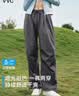 VVC休闲裤阔腿男女防晒裤新款春秋高腰宽松户外直筒裤 星河灰 L 【165-175cm 60-68kg】 实拍图