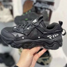 斐乐（FILA）猫爪5丨老爹鞋男鞋复古风运动休闲厚底增高通勤鞋网面透气 黑-BK 40 实拍图