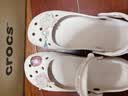 卡骆驰（CROCS）白鹿同款经典芭蕾鞋舒适轻便休闲鞋女鞋|211994 石英粉-6UR 35 (220mm) 实拍图
