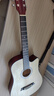 维卡斯（WEIKASI）民谣吉他初学者木吉他单板新手入门练习琴guitar吉它学生男女乐器 38英寸原木色+礼包【初学推荐】 实拍图