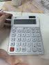 卡西欧（CASIO）3度人体工学计算器DE-12E 台式办公计算器人体工学阶梯按键 实拍图
