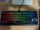 CHERRY樱桃MX1.1黑曜极光 机械键盘87键 游戏键盘 有线键盘 悬浮式无钢结构 RGB灯效 黑色红轴 实拍图