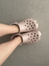 卡骆驰（CROCS）白鹿同款经典云朵洞洞鞋时尚百搭女鞋花园鞋|206750 石英粉-6UR(含智必星) 36 /37(230mm) 实拍图