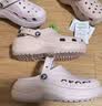 卡骆驰（CROCS）贝雅云彩女士洞洞鞋户外休闲鞋|208186 裸粉-6PI(含智必星) 36 /37(230mm) 实拍图