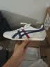 Onitsuka Tiger鬼塚虎男女款中性鞋子复古舒适运动休闲鞋男RUNSPARK 米色/深蓝色-103 38 实拍图