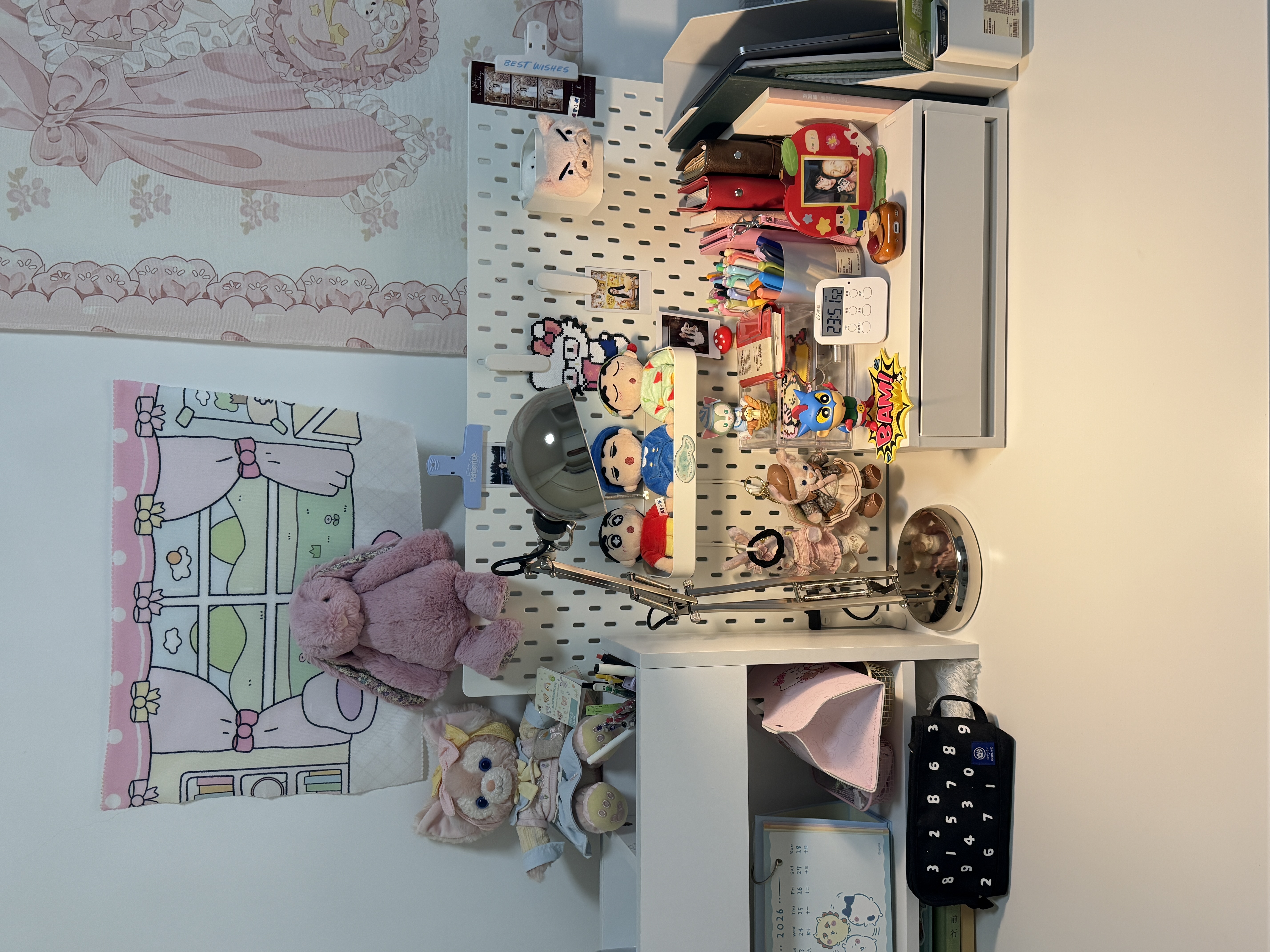 宜家（IKEA）FORSA芙萨台灯书桌灯办公桌可调节装饰简约寝室床头灯 银色（不含灯泡） 实拍图