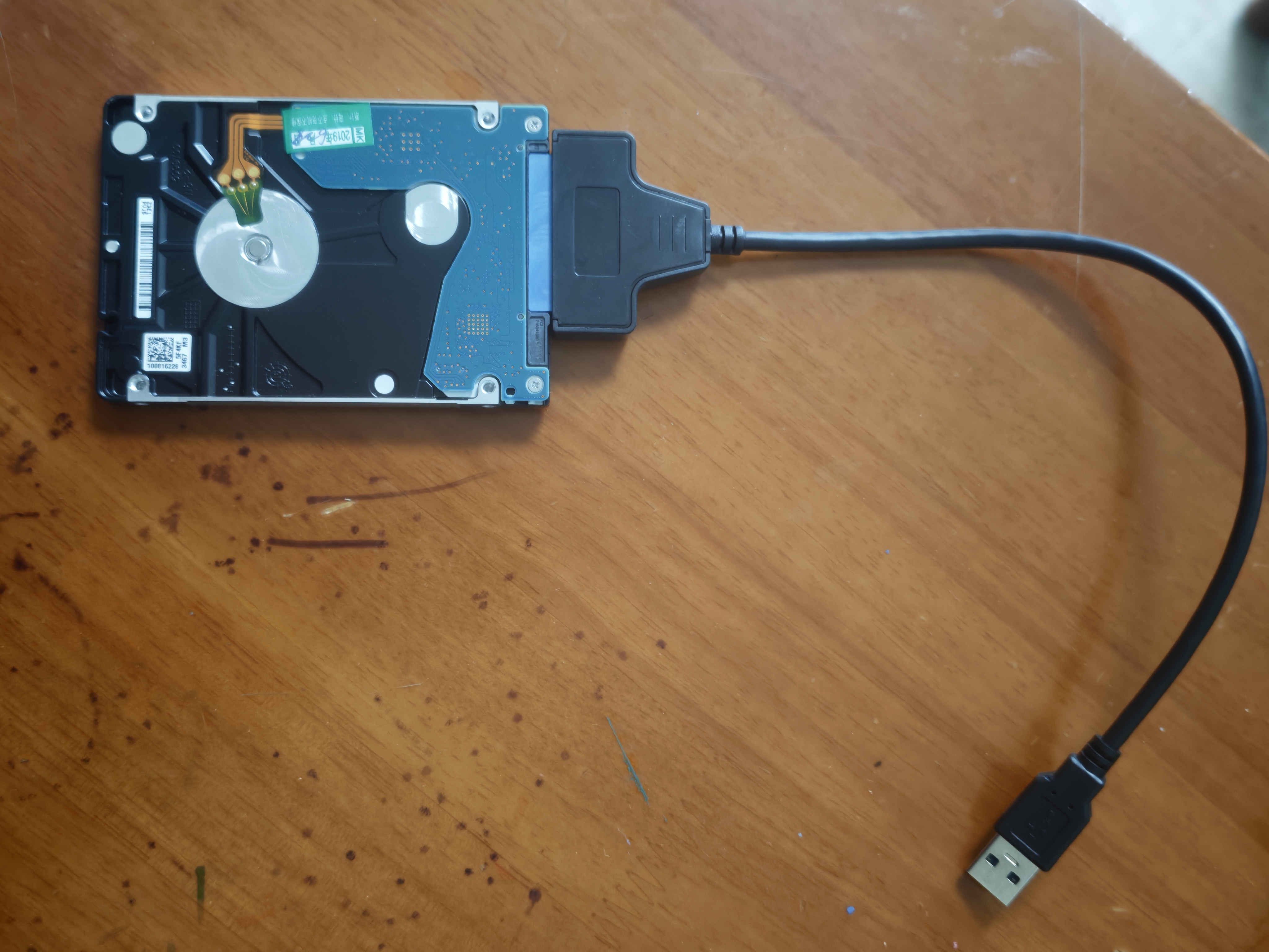 Tengfei腾飞SATA转USB3.0易驱线硬盘连接线转换器读取器转接线2.5/3.5寸SSD固态机械硬盘台式机 USB3.0款标准款【2.5寸】 实拍图