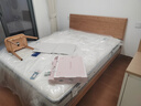 源氏木语x维莎系列实木伸缩餐桌可变圆桌小户型家用折叠圆形岩板饭桌 【4】1.4m餐桌+M07X03圆弧椅*4 实拍图