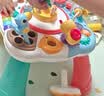 盟石多功能游戏桌婴幼儿童早教玩具可充电1-2岁宝宝生日礼物送男女孩 蓝色多功能婴儿游戏桌【充电款】 蒙氏早教多功能游戏桌周岁生日礼物 实拍图