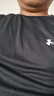 安德玛（Under Armour）【京东奥莱】短袖男装宽松透气运动休闲T恤速干衣健身半袖 黑色21500140-001 吸湿速干 3XL 188-192/穿至220斤 实拍图