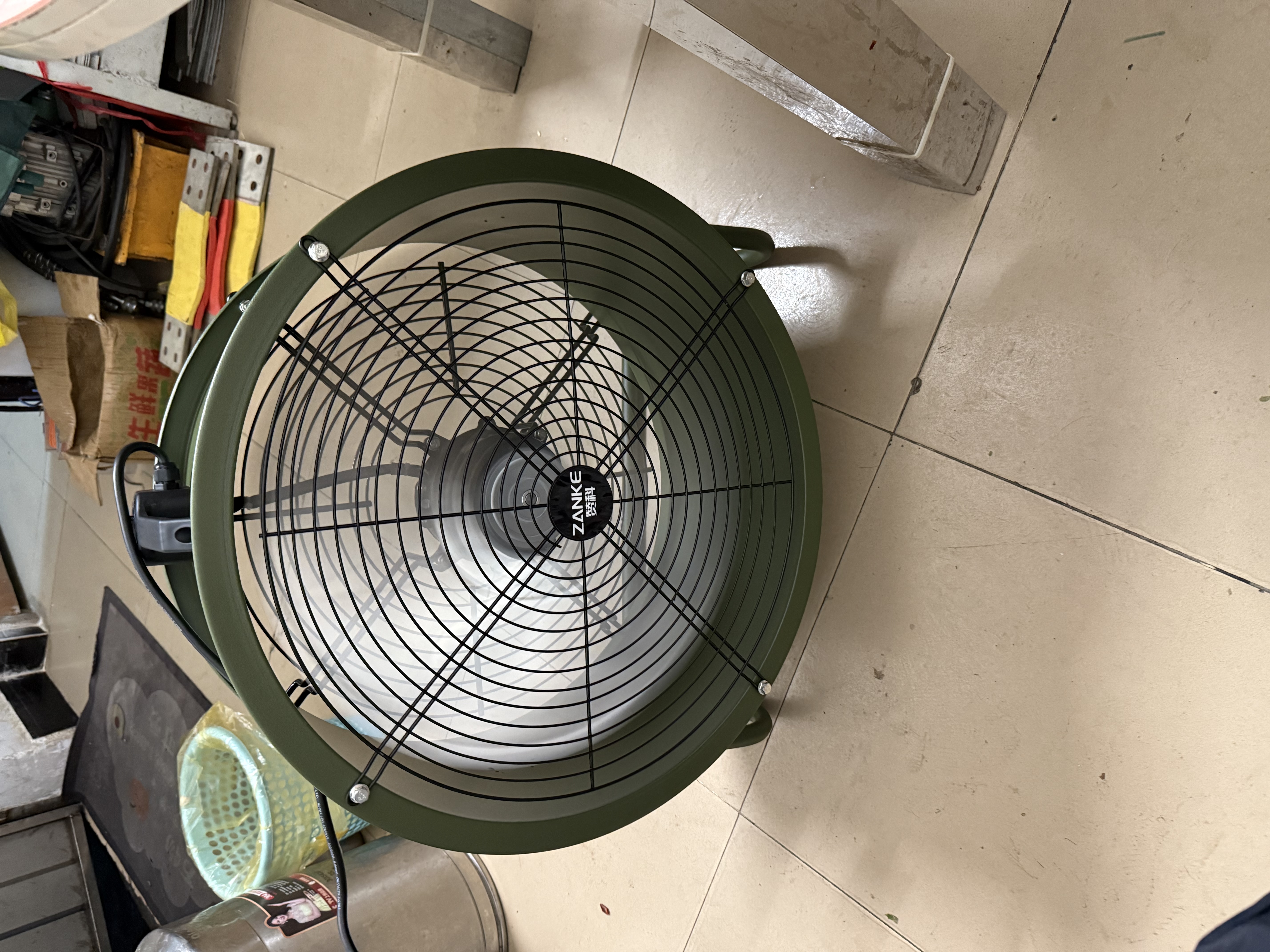 赞科趴地式轴流风机车间工厂换气扇工业风扇工地送风机20寸三档调速 实拍图