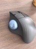 罗技（Logitech）ERGO M575 S无线蓝牙鼠标 无线轨迹球鼠标办公 人体工学鼠标双模 Mac笔记本电脑电池款USB家用鼠标 M575 S石墨黑（升级轻音） 实拍图