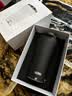 膳魔师（THERMOS）便携电动搅拌杯咖啡杯新款陶瓷涂层车载办公室保温杯高颜值水杯子 膳魔师-曜夜黑【395ml】+灰色杯套 实拍图