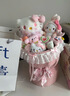 AWHAHelloKitty玩偶花束库洛米卡通毛绒玩偶花束生日礼物送女朋友 公主风hellokitty玩偶花束+礼袋灯串 实拍图