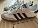 阿迪达斯（adidas）三叶草SAMBA OG J男女经典运动鞋桑巴德训鞋T头鞋 JQ4112白/灰 实拍图