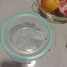 拜杰高硼硅玻璃饭盒上班族饭盒微波炉冰箱保鲜盒 圆形650ml 实拍图