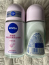 妮维雅（NIVEA）抑汗香体腋下止汗露干爽滚珠珍珠莹彩爽身走珠液50ml*2生日礼物 实拍图