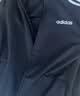adidas休闲舒适三条纹立领夹克外套男装秋季阿迪达斯官方轻运动 黑色/白（推荐选大一码）   2XL 实拍图