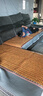 李记花果山沙发垫夏季凉垫麻将凉席沙发坐垫麻将块凉席竹席防滑垫贵妃可定制 窄边碳化色【双牛筋+防滑底】 70cm*240cm 实拍图