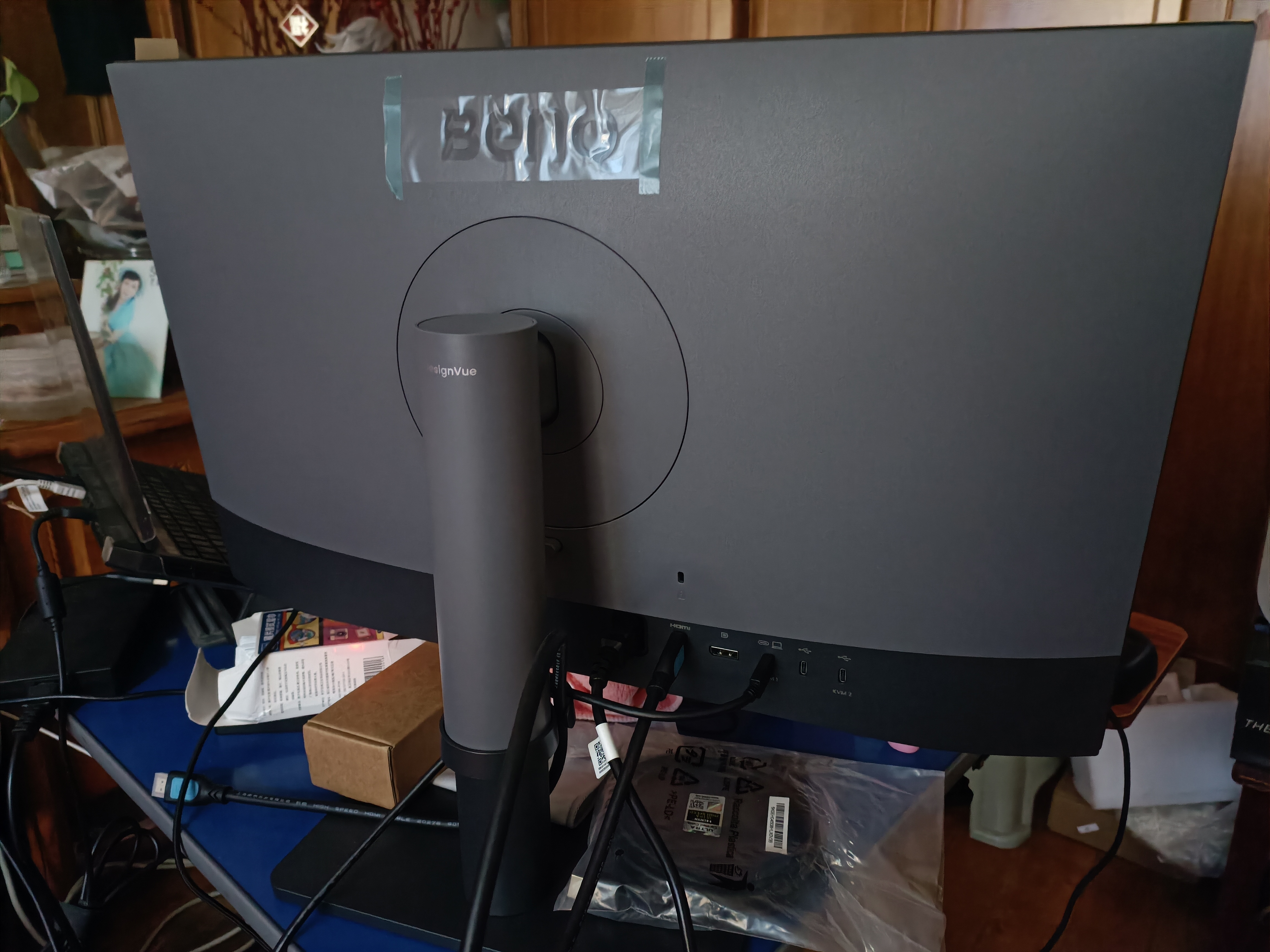 明基（BenQ）PD2706QN 27英寸2K100Hz HDR Type-C供电  双P3色彩模式 全链路色准设计修图电脑显示器 实拍图
