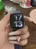 Apple/苹果 Watch S11 智能手表GPS+蜂窝款46毫米银色铝金属表壳雾紫色运动型表带S/M MFDK4CH/B 实拍图