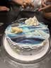 哈根达斯（定时送达同城配送）（优惠正品）门店冰淇淋生日礼物冰激凌蛋糕 蔚蓝之境 5-8人【大款18厘米直径】1030g 实拍图