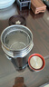 思宝保温杯方舟S7/S8男304不锈钢真空泡茶杯子商务办公水杯团购定制 黑色450ml 实拍图