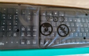 罗技（Logitech）K120 键盘 有线键盘 办公键盘 全尺寸 黑色U口 104键 实拍图