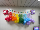 多美忆生日场景布置生日气球氛围道具儿童男孩女孩铝膜装饰彩云宝宝6件 实拍图