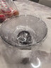 拜杰水果盘零食盘家用果盘客厅干果盘托盘坚果盘高脚沥水透明黑果盘 实拍图