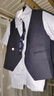 罗蒙儿童礼服男童毕业套装周岁生日西服假期演出服 藏青色 130 实拍图