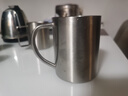 美厨（MAXCOOK）304不锈钢水杯马克杯带盖 儿童杯子双层口杯泡茶杯带手柄 300ml 实拍图