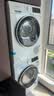 西门子（SIEMENS）iQ300 10+10KG大容量洗烘套装全自动滚筒洗衣机热泵烘干除菌除螨 WG52A100AW+D00W 实拍图