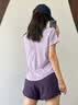 木林森（MULINSEN）跑步运动套装瑜伽服女休闲健身服普拉提短袖假两件短裤修身 实拍图