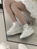 adidas ENTRAP美式校园风运动少年感复古篮球风板鞋男女阿迪达斯 米白色/灰色   36 实拍图