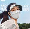 蕉下（beneunder）脸基尼防晒口罩女防紫外线夏季冰丝骑行帽檐全脸防晒面罩AL333 实拍图