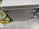 荣事达（Royalstar）小冰柜家用小型冷冻保鲜迷你冷藏商用卧式冷柜单用储母乳柜节能省电 148白色【可囤100斤肉 加厚发泡 强制冷】 实拍图
