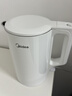 美的（Midea）电热水壶电水壶大容量家用烧水壶泡茶0涂层 食品级304不锈钢自动断电 双层防烫无缝内胆大功率 1.5L 【一键开盖I无缝内胆】 实拍图