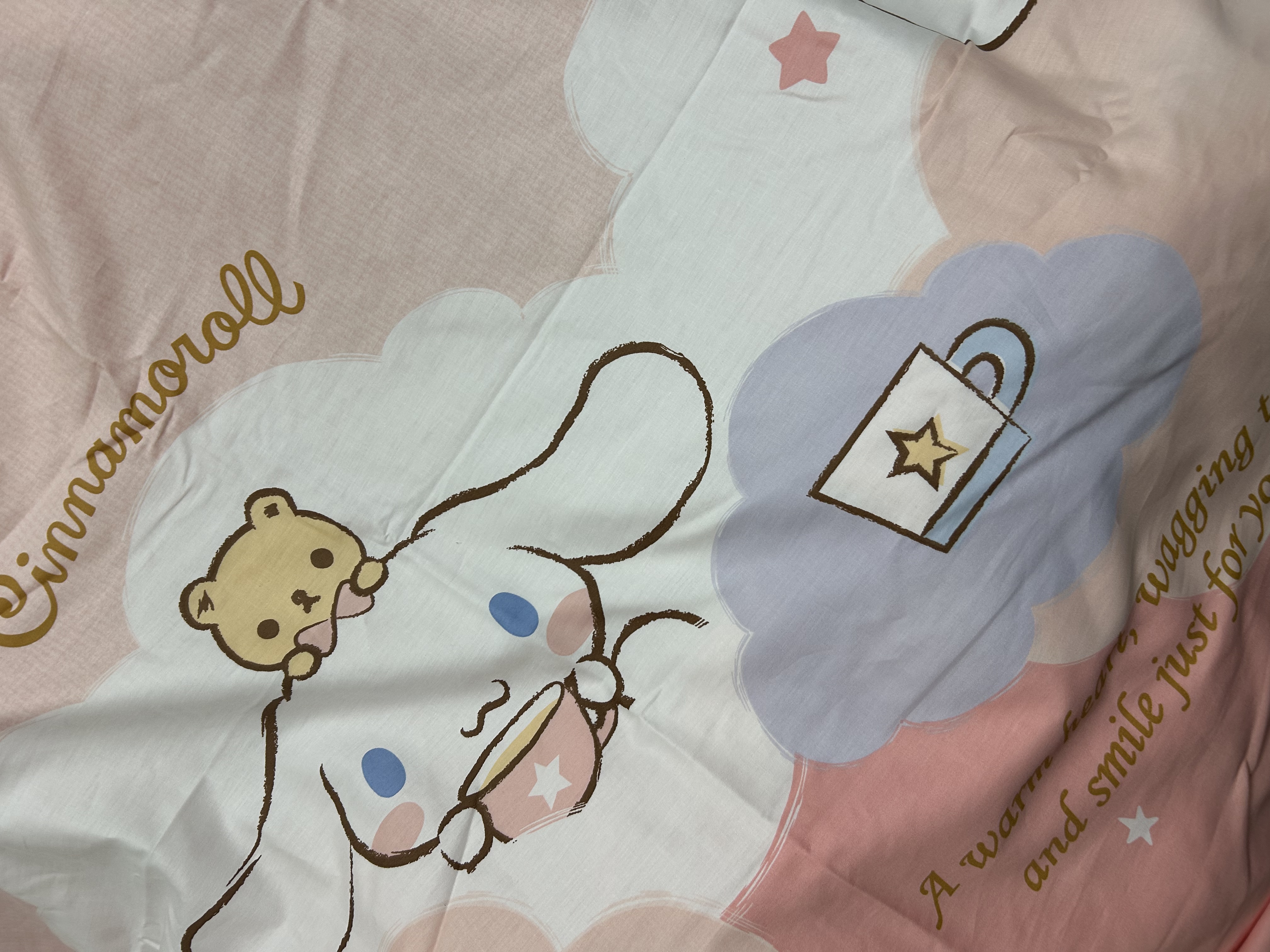 水星儿童A类纯棉被套单件被罩宿舍学生儿童被套抗菌面料200×230cm鲜妍EG 实拍图