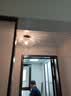 大观园（DGY）过道灯走廊灯具轻奢阳台灯荷叶楼梯衣帽间中古入户玄关吸顶灯O271 12W荷叶(明装款)三色变光-全光谱 实拍图