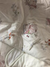 十月结晶新生婴儿抱被初生儿包被秋冬四季产房宝宝睡袋包巾裹被 【玉米棉春夏双层】-夏日海岸 婴儿抱被 实拍图