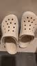 卡骆驰（CROCS）贝雅卡骆班洞洞鞋|205089 冬日白/彩色-1LI   36 /37(220mm)   实拍图