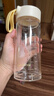 富光玻璃杯高硼硅玻璃水杯子女生便携牛奶咖啡刻度高颜值茶杯480ml 实拍图