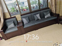 墨宸沙发 紫金檀木实木沙发新中式客厅大小户型冬夏两用转角储物家具 1+2+3组合+长茶几+方几 实拍图