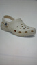 卡骆驰（CROCS）经典洞洞鞋轻便百搭女沙滩鞋包头拖鞋男鞋|10001 骨白色-2Y2(含智必星) 40 (250mm) 实拍图