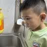 拜尔（BAIR）儿童电动牙刷充电式扫振灭菌杀菌3-6-10-12-16岁以上小孩宝宝小学生男女童软毛声波自动 送孩子K6 【语音引导&灭菌】蓝色-6刷头 实拍图