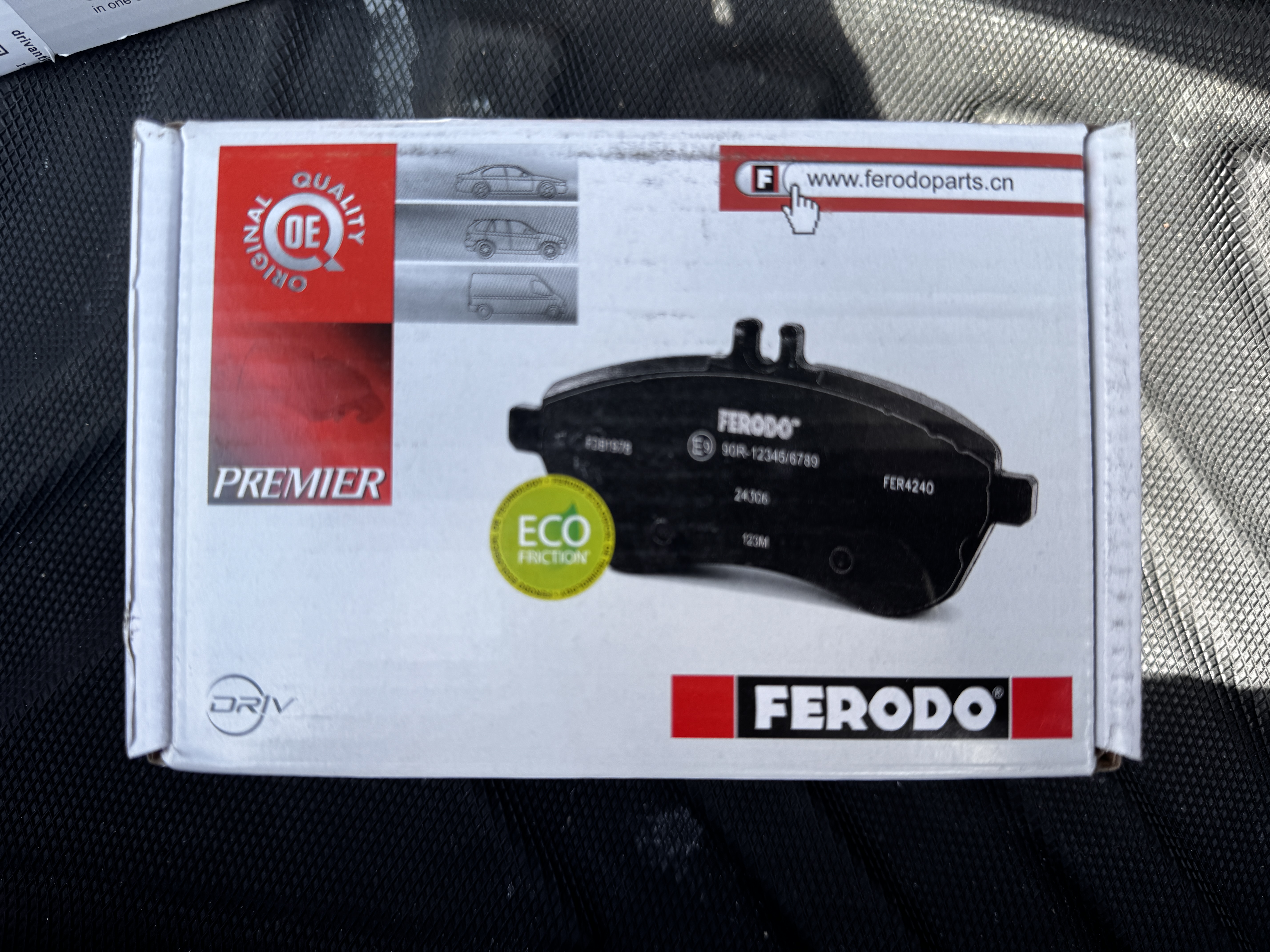 菲罗多（ferodo）陶瓷刹车片前片适用捷达/波罗POLO劲取劲情/晶锐/昕锐 FDB1094-D 实拍图