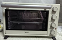 美的（Midea）35L家用多功能烘焙电烤箱 双层玻璃门/精准控温/热风烘烤/搪瓷内胆 PT3530W-D 实拍图