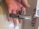 潜水艇（Submarine）F003-5 黄铜加厚三角阀套装冷热通用型八字阀陶瓷阀芯 国标4分 实拍图