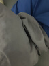 南极人（Nanjiren）纯色磨毛被套150x200cm单件被罩1.5米x2米单人学生宿舍被套单件 蓝色+驼色【亲肤透气可裸睡】 单被套 150cm*200cm 实拍图